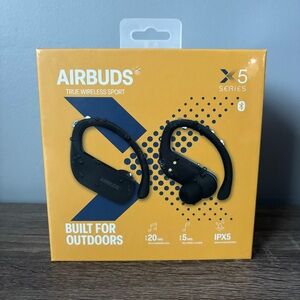 AirBuds X5 Series Wireless Earbuds with Case NEW IPX5 Waterproof Adjustable